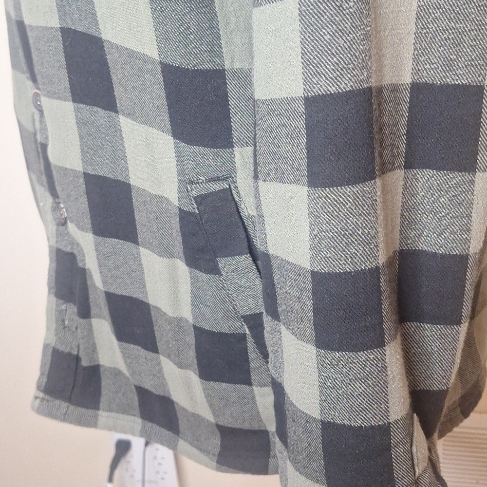 Tailor Vintage Men's M Shacket Sherpa Lined Buffalo Plaid Green Mistletoe - Picture 5 of 10
